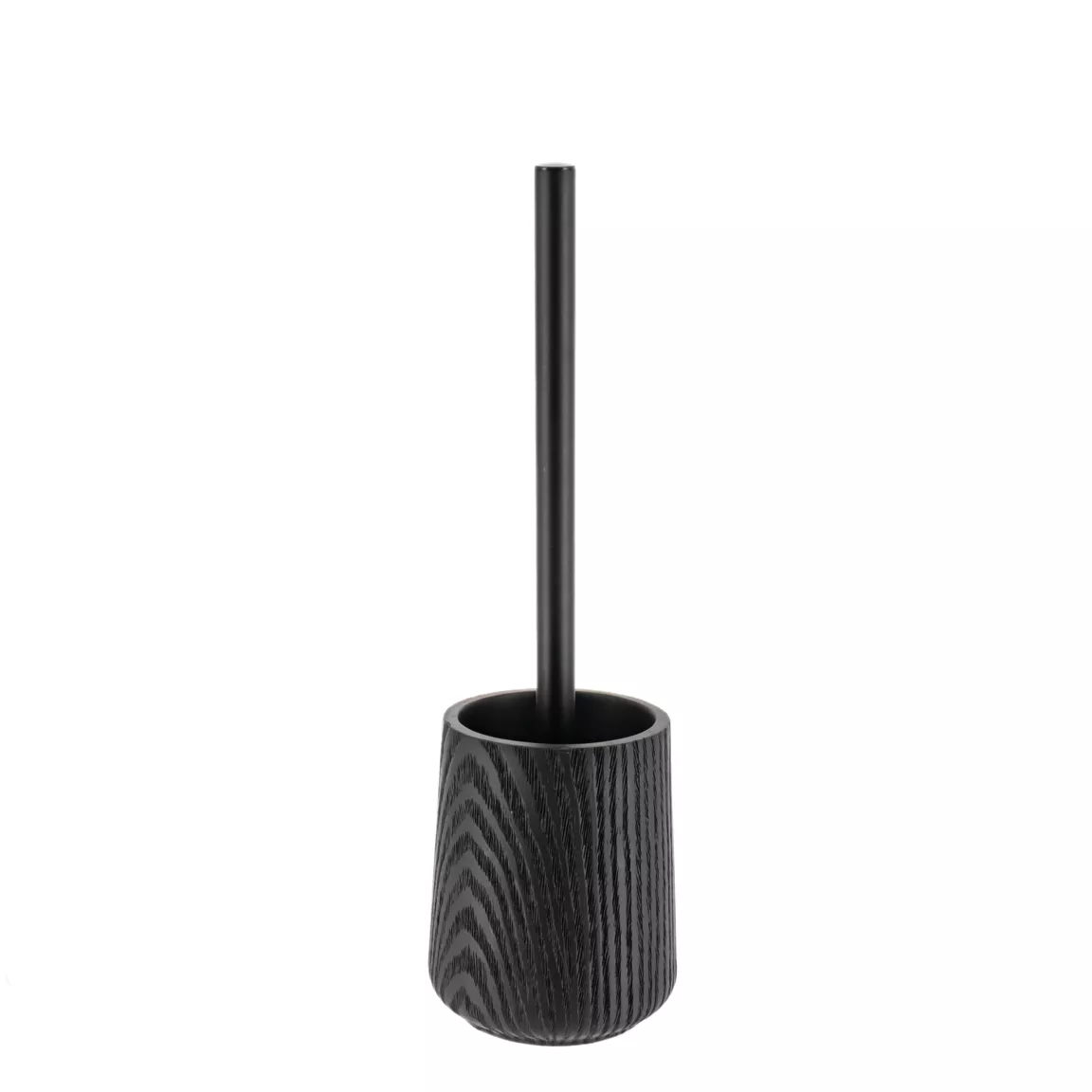 Brosse WC polyrésine effet bois Scandi Noir