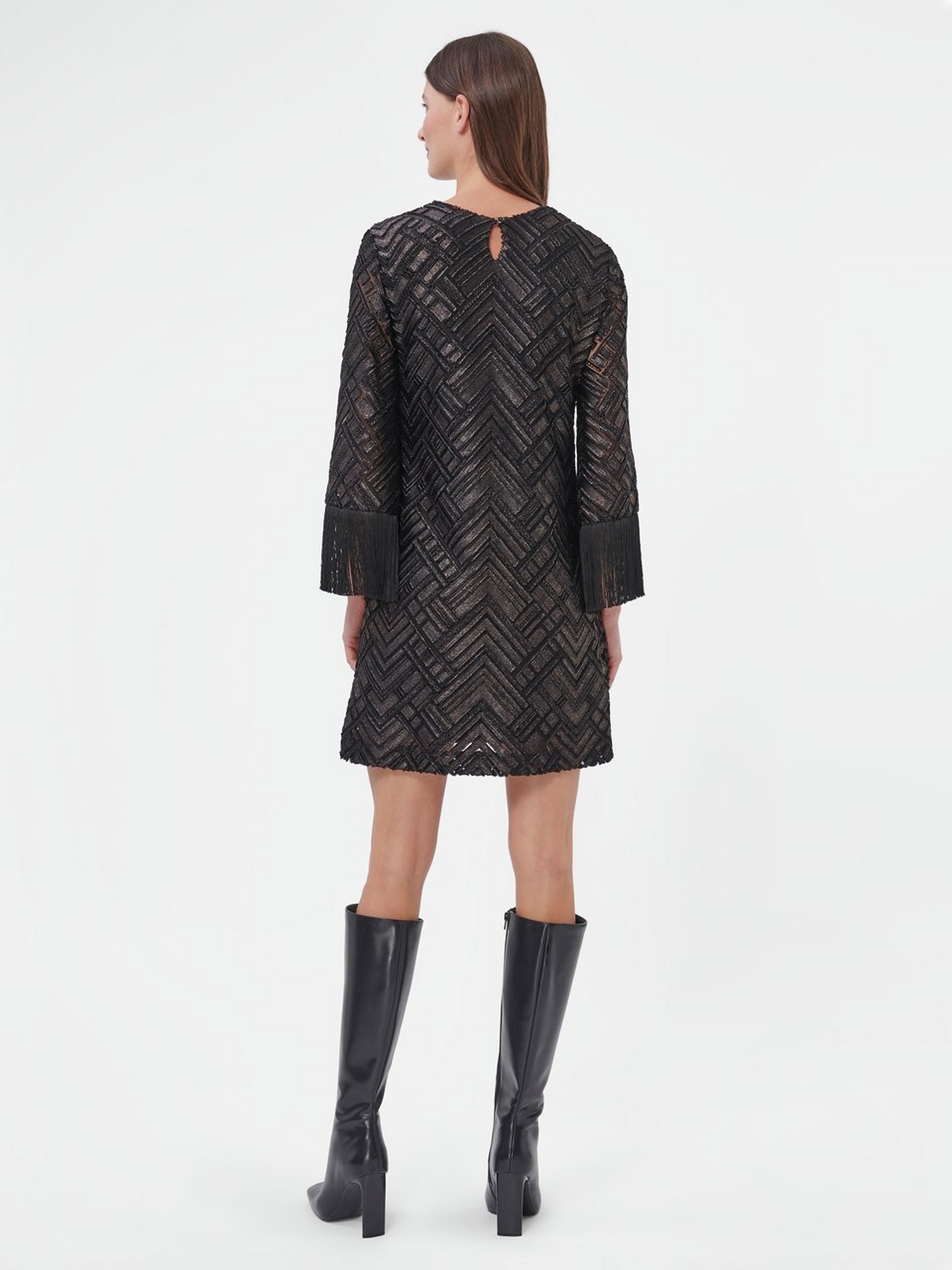 Kleid mit Allover-Muster
