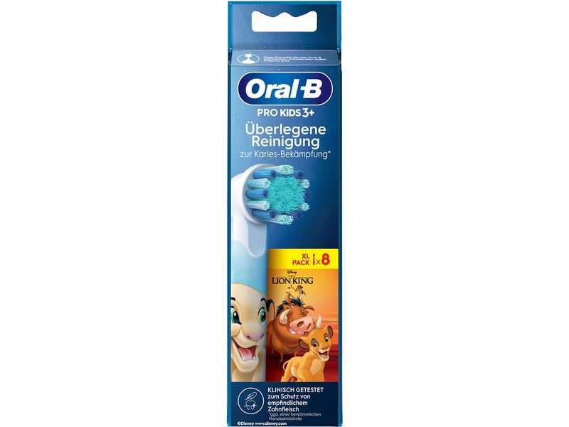Oral-B Zahnbürstenkopf Kids Lion King 8 Stück Aufsteckbürsten