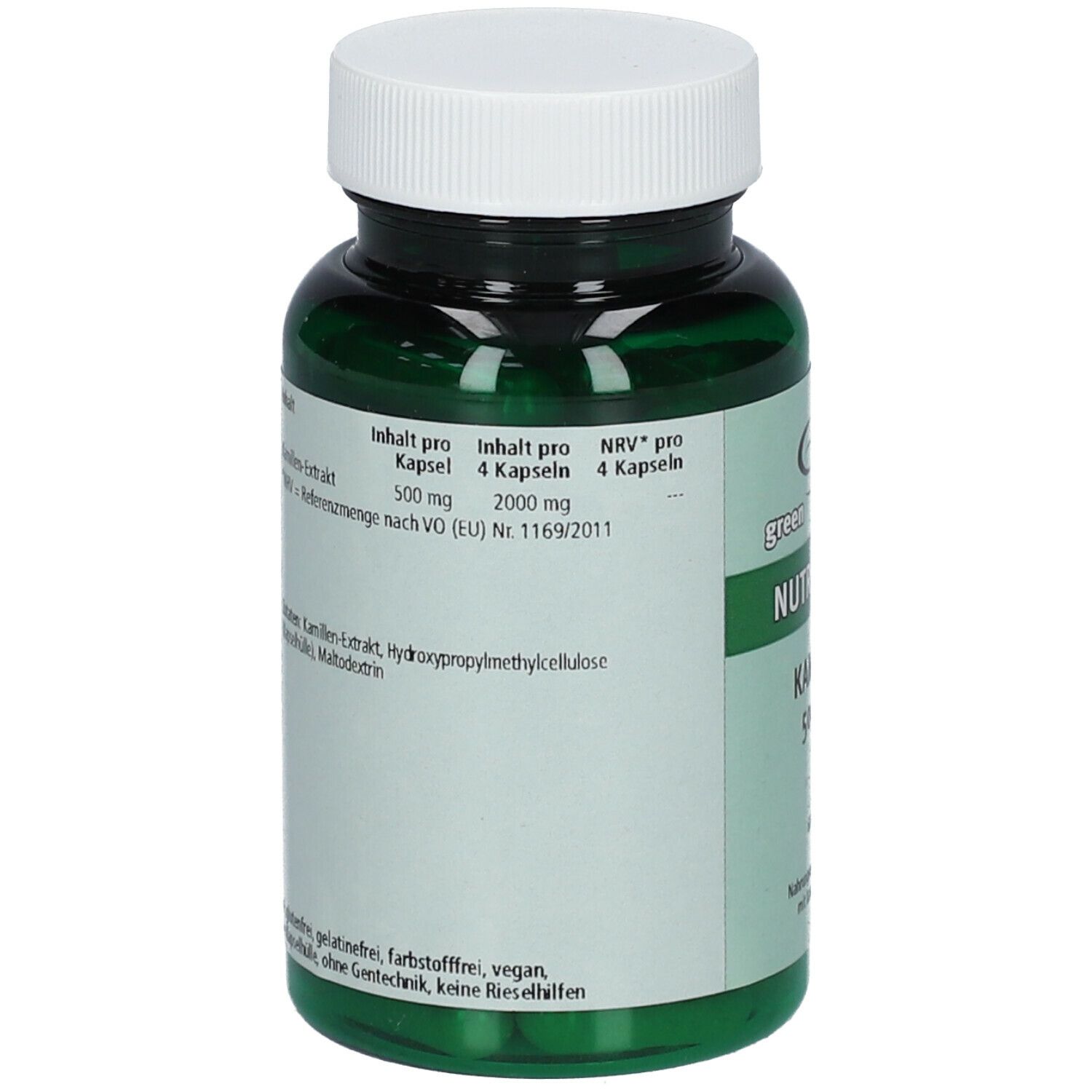green line NUTRITHEKE KAMILLEN 500 mg