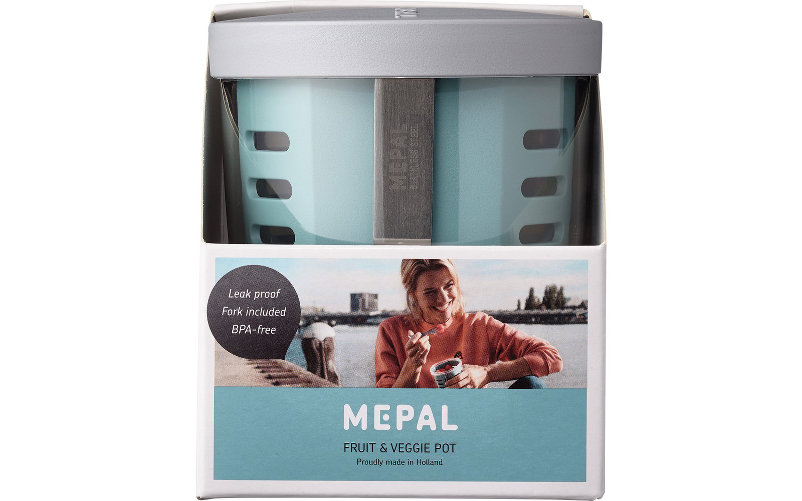 Mepal Ellipse Fruitpot 600 ml nordic green