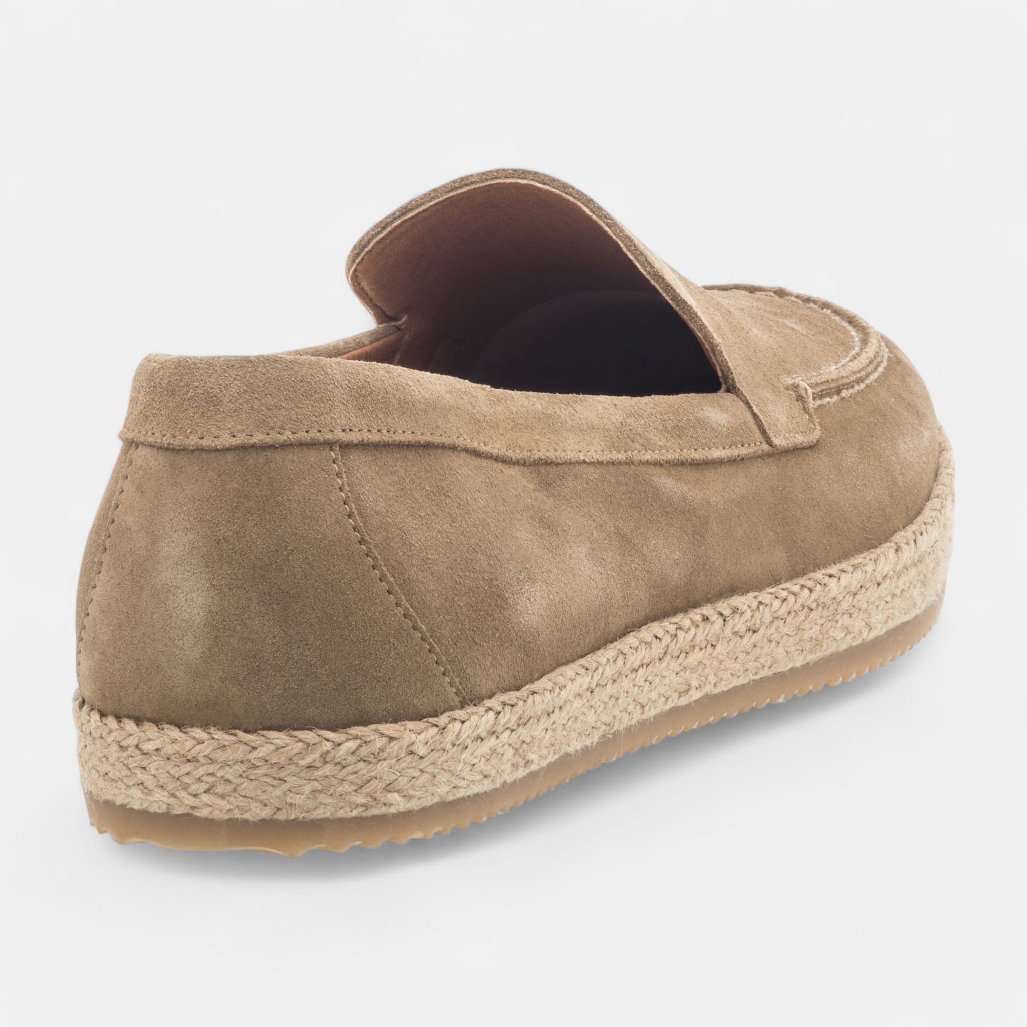 Mocassins Homme en cuir beige