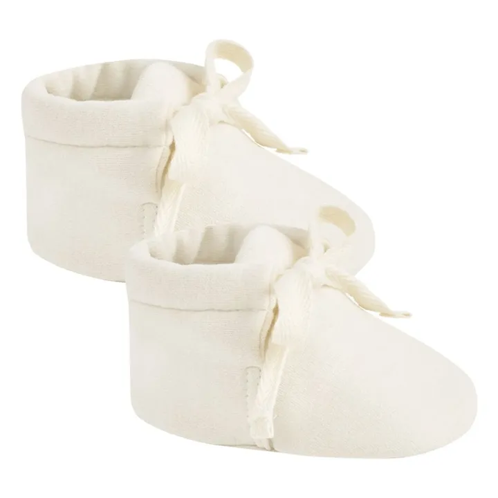 Quincy Mae Chaussons Nœud | Ivoire
