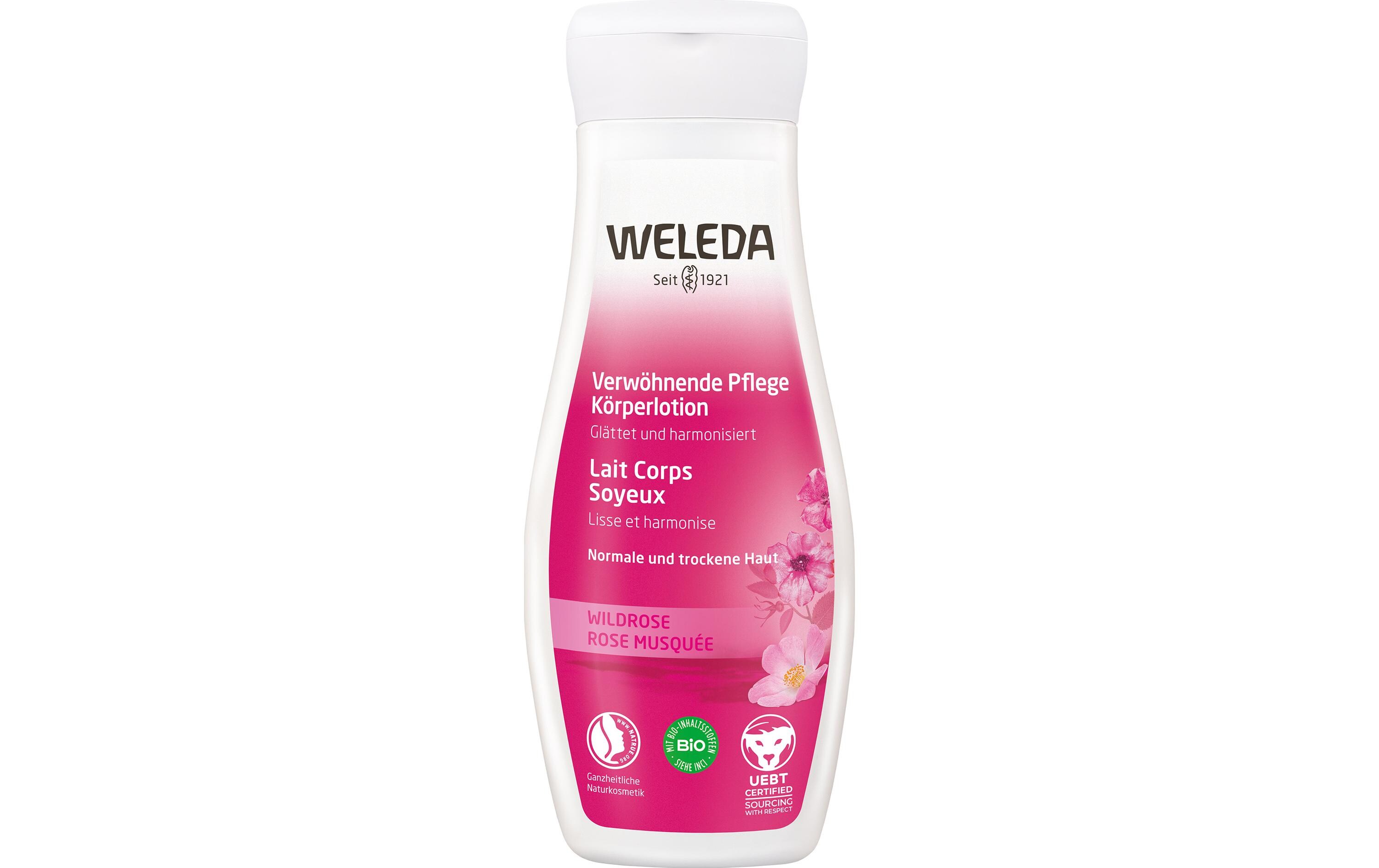 Body Lotion Wildrose 200 mlNatürlich umhüllende Körperlotion mit Damaszener Rose
