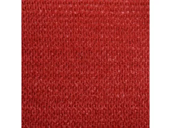 Voile d'ombrage 160 g/m² Rouge 5x6 m PEHD