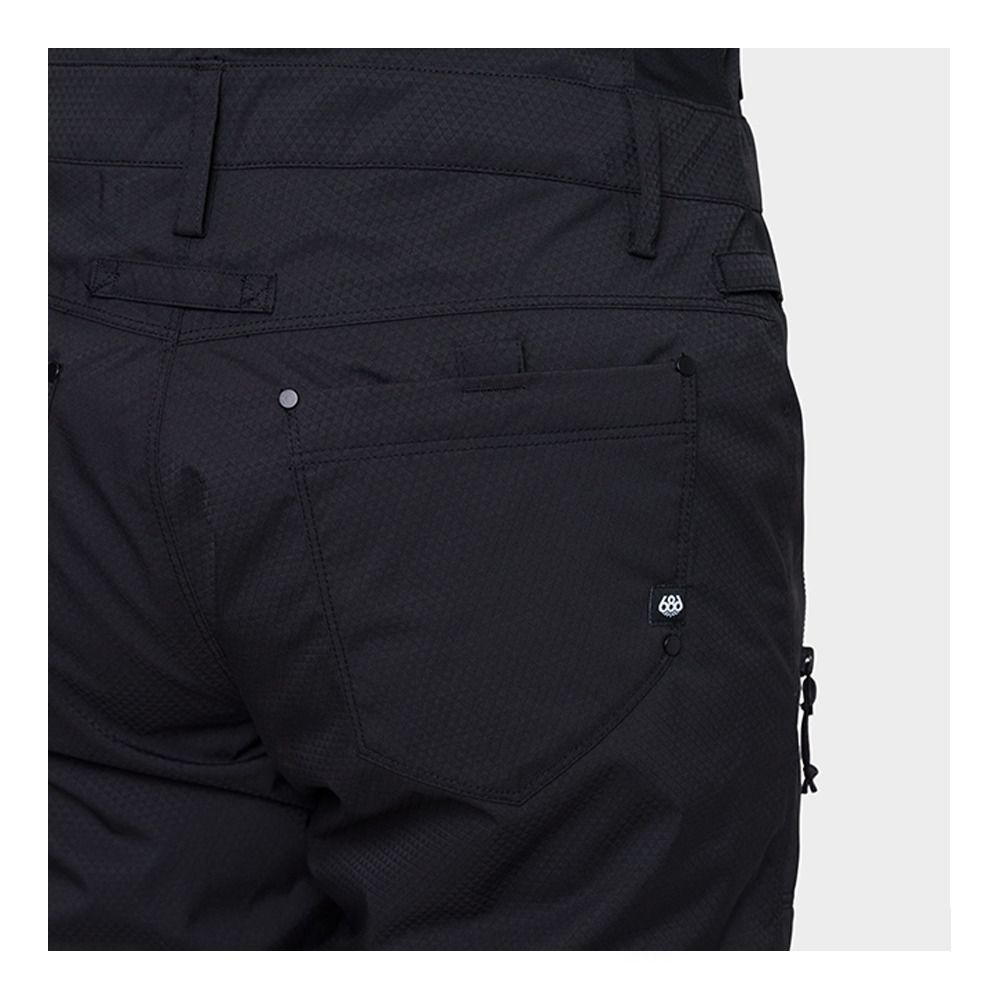 686 BLACK MAGIC - Salopette Femme black geo jacquard