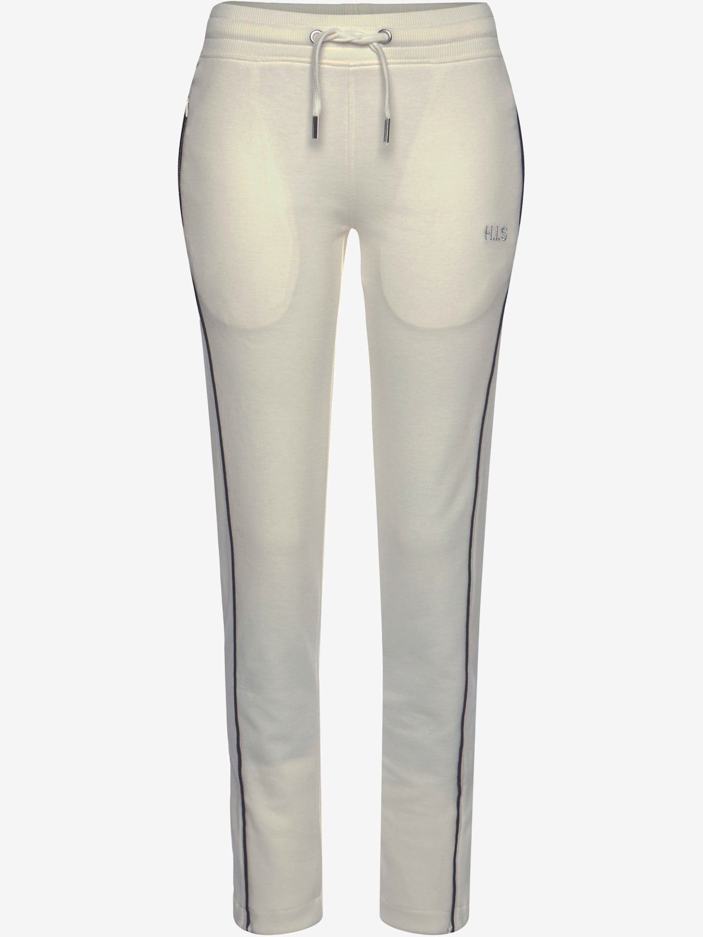 Pantalon molletonné pantalon détente confortable avec passepoil