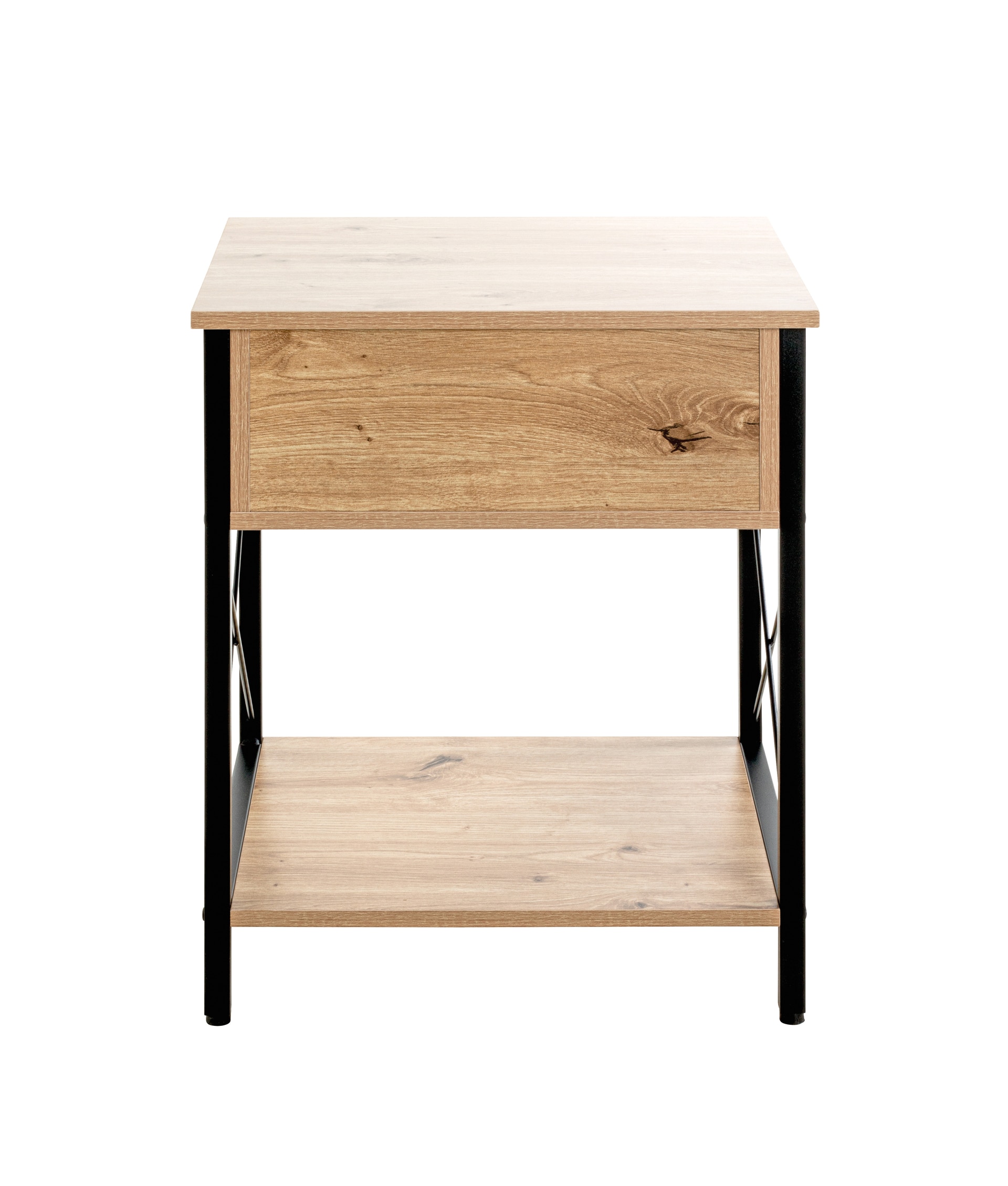 Konsole 45 x 40 cm braun/schwarz