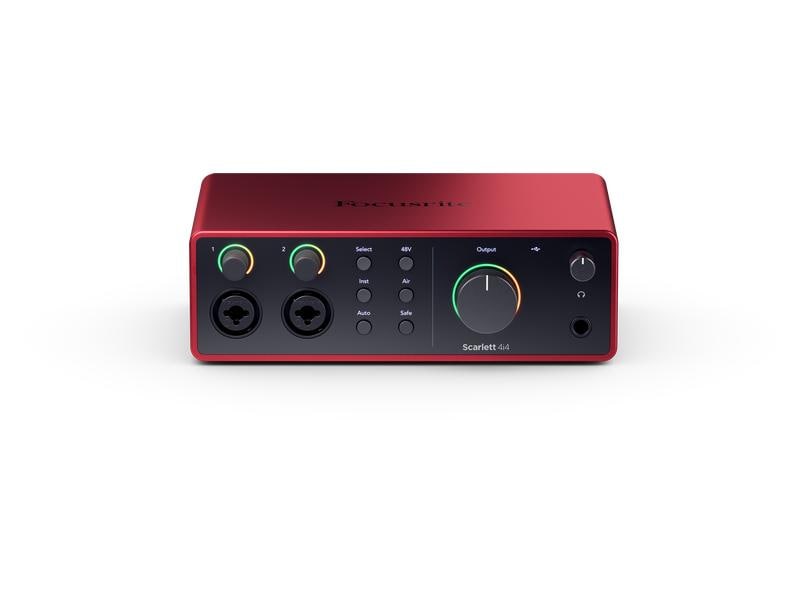 Focusrite Audio Interface Scarlett 4i4 – 4th Generation Audio-Interface für Musiker, überarbeitet für all Ihre Instrumente