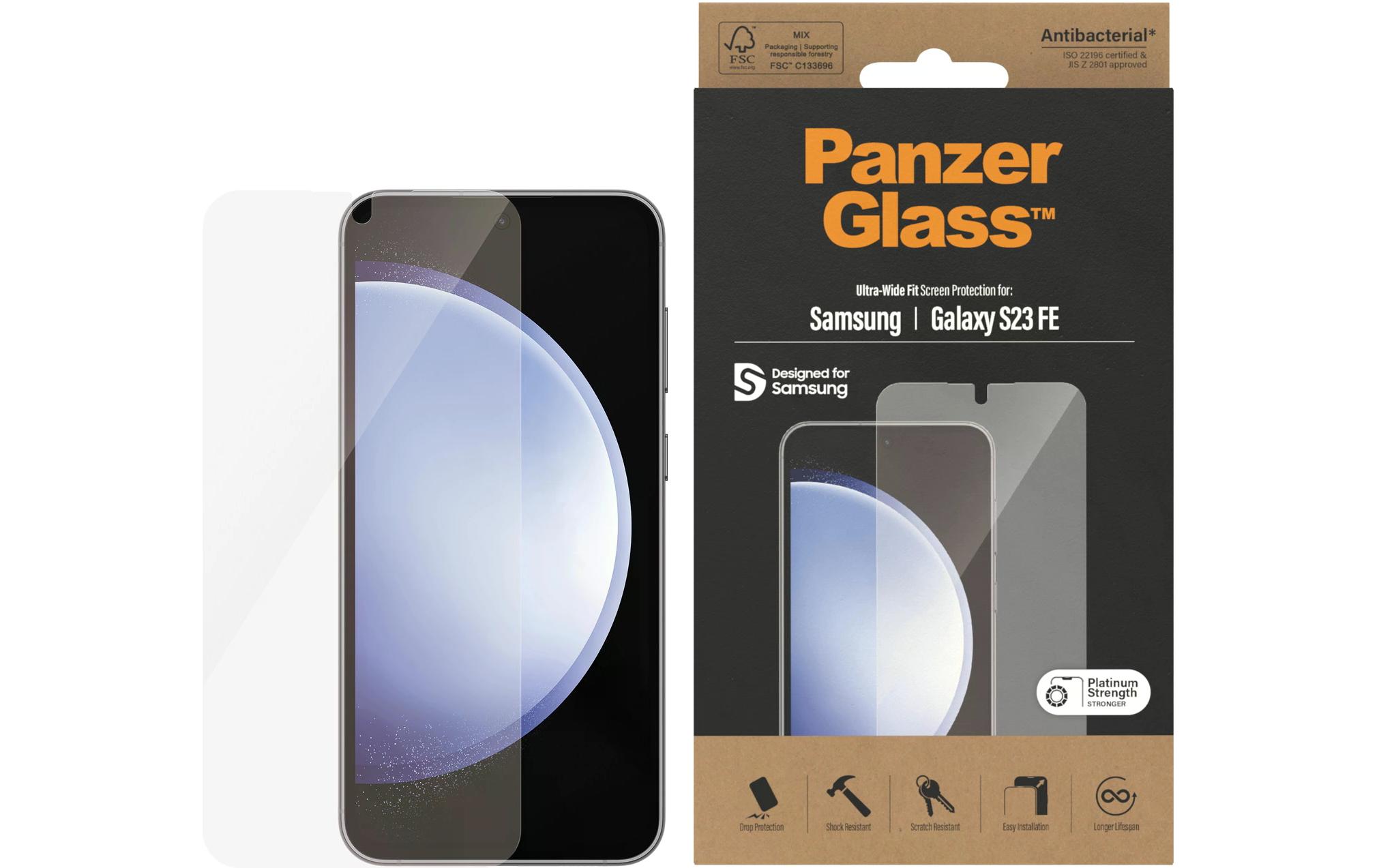 Displayschutz Ultra Wide Fit Galaxy S23 FEDisplay-Schutzfolie für das Samsung Galaxy S23 FE