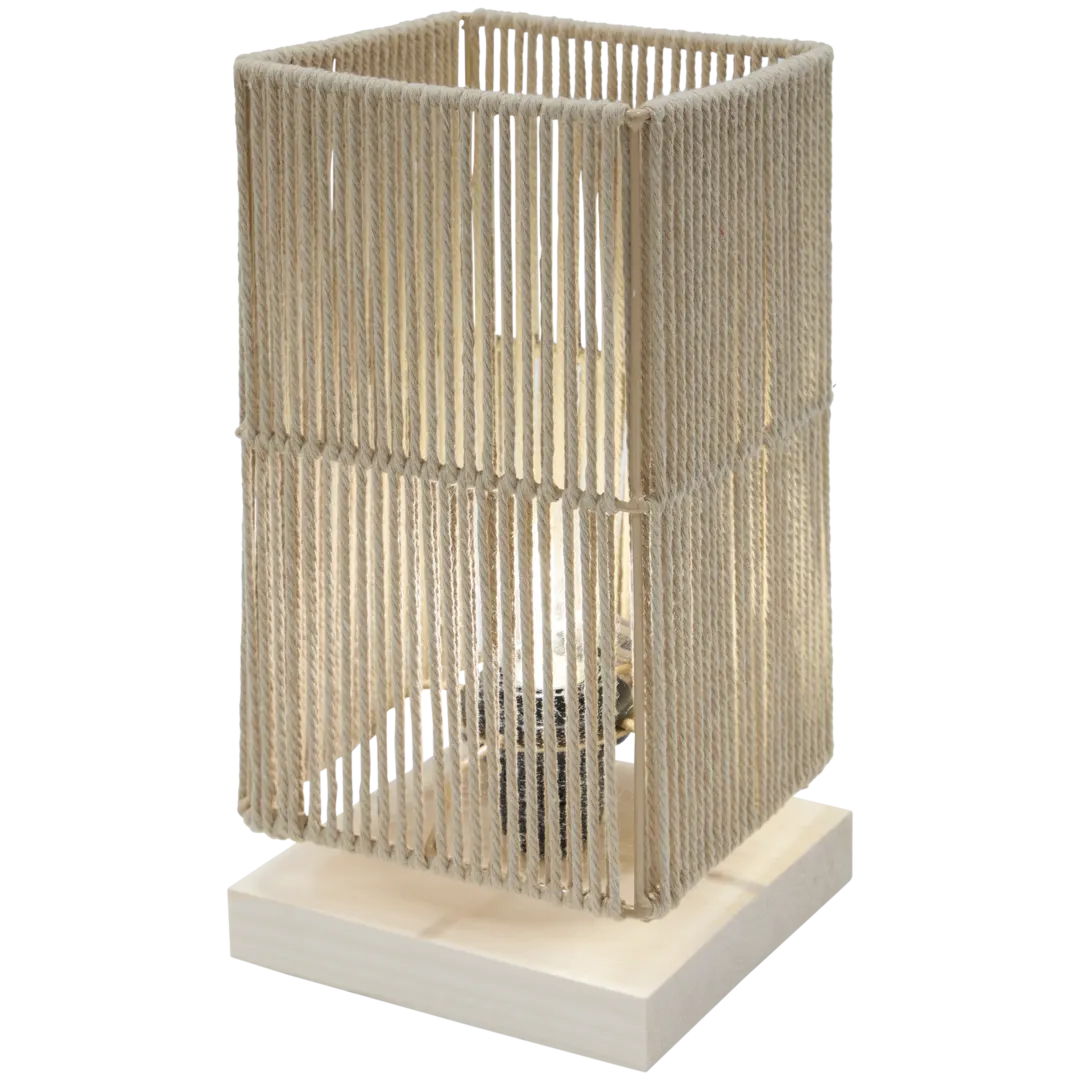Houten tafellamp 15 x 27,5 cm | diverse kleuren