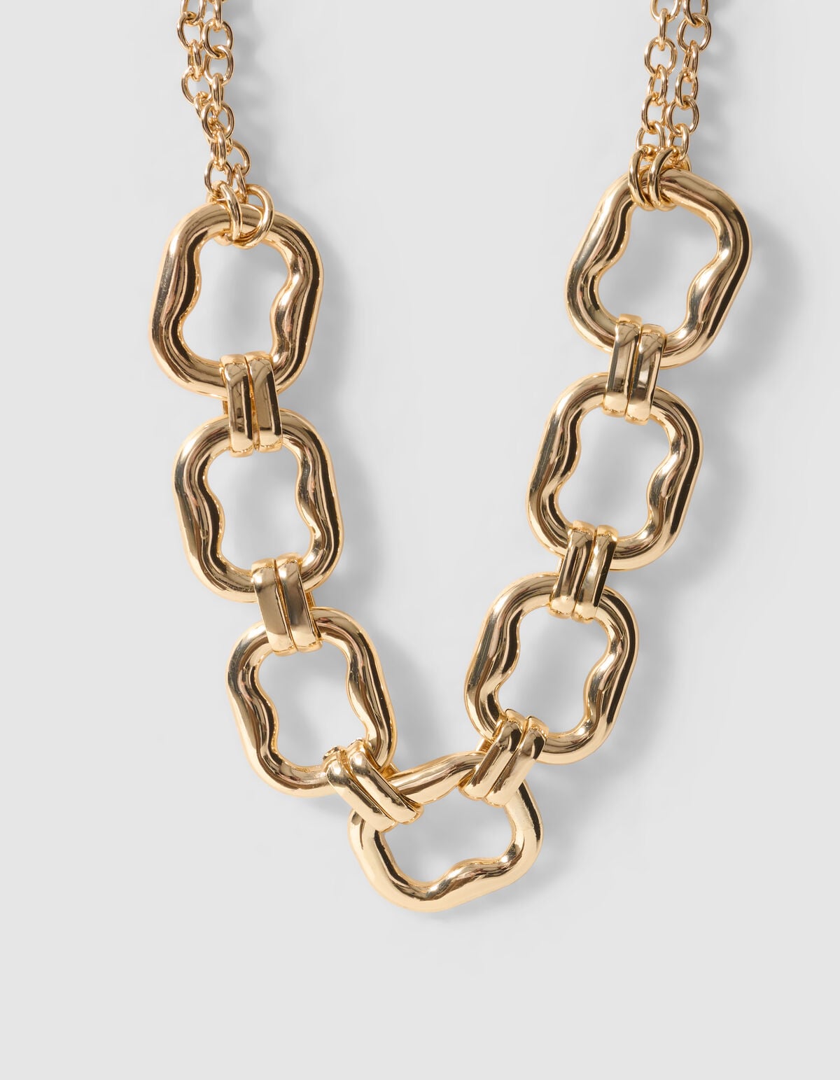 Square Ketting Goud
