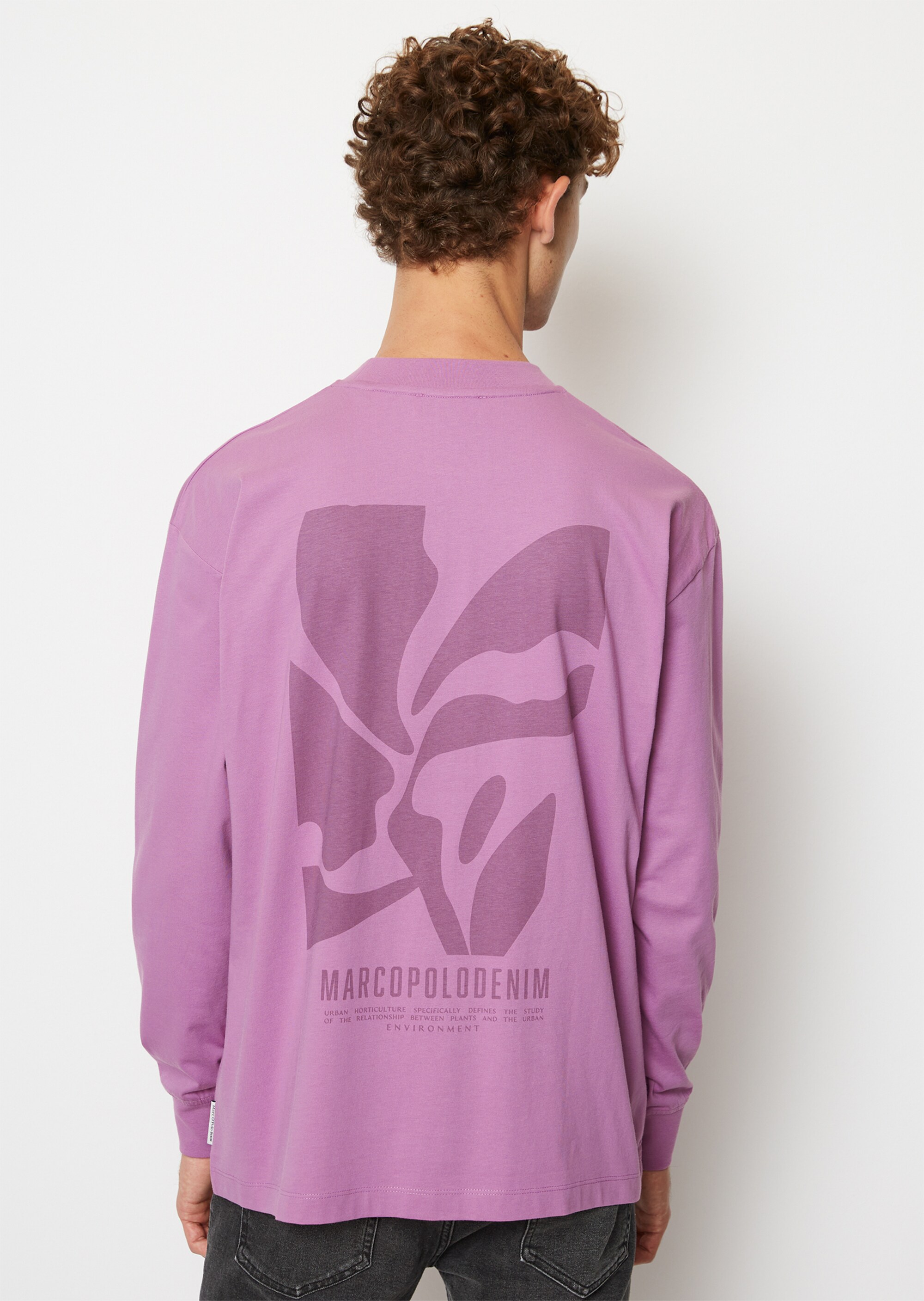 Longsleeve oversized mit Front- und Back-Print
