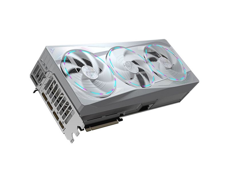 Gigabyte Grafikkarte AORUS GeForce RTX 5090 MASTER ICE 32 G Gaming Grafikkarte mit 32 GB GDDR7 Speicher