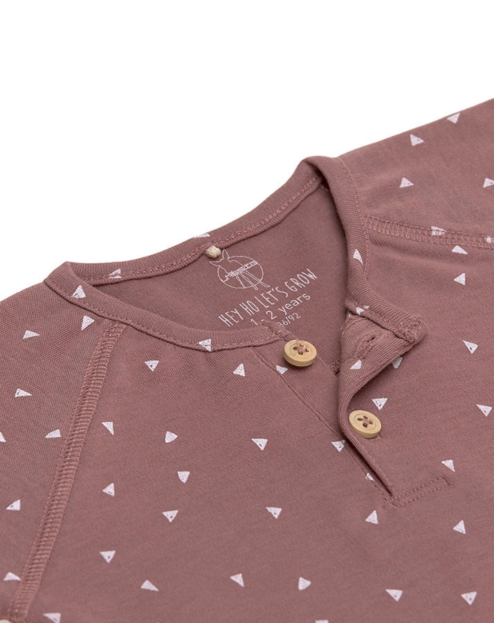 Langarmshirt TRIANGLE in cinnamon