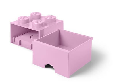 LEGO Oppbevaringsboks med Skuff 4, Rosa
