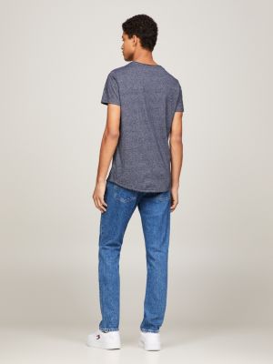 Camiseta de gola redonda com modelagem regular