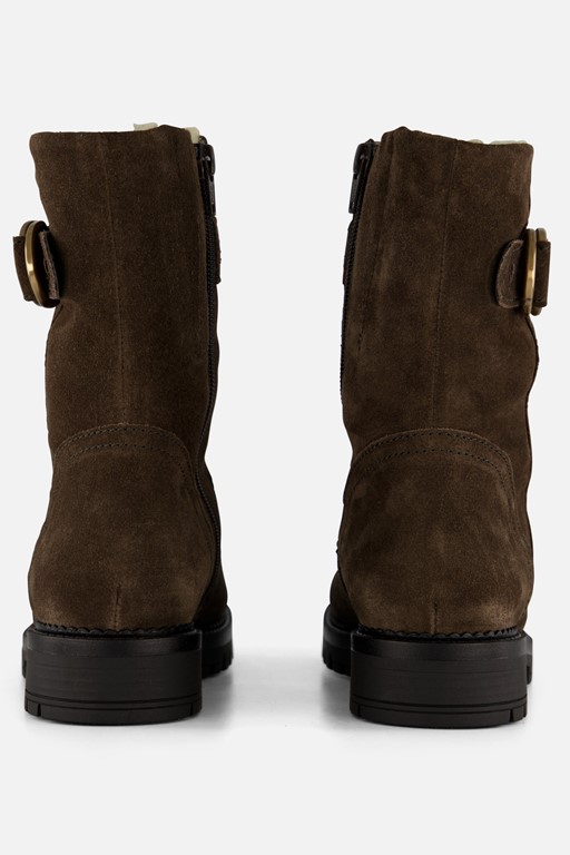 Gabor Enkellaarsjes bruin Suede