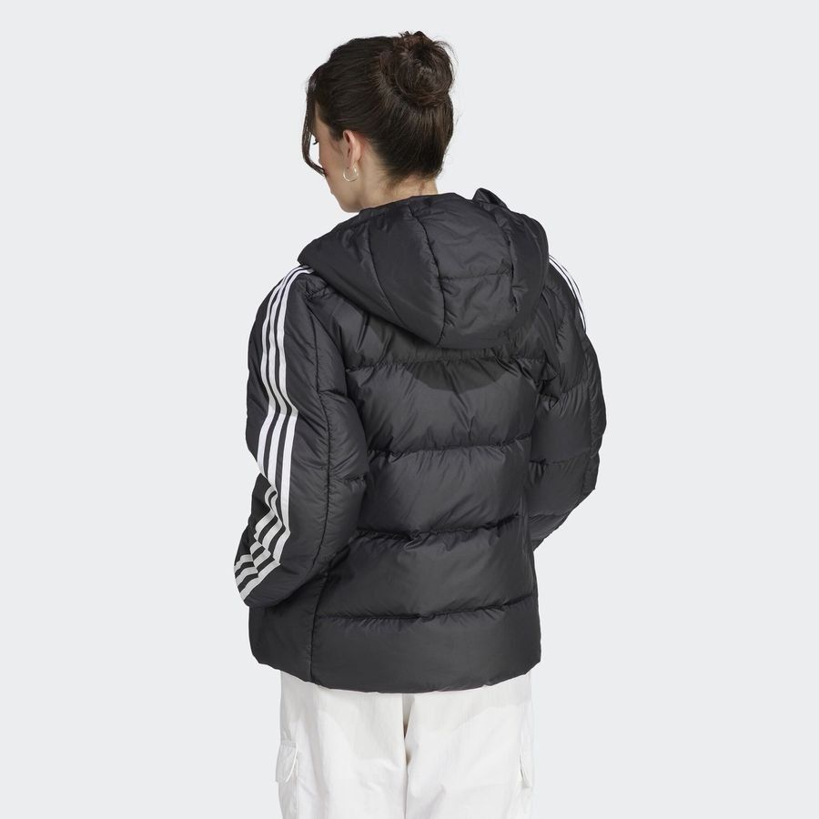 Adidas Doudoune à capuche semi-épaisse Essentials 3-Stripes