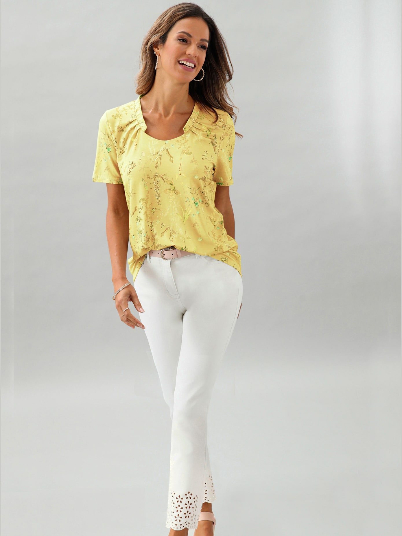 T-shirt à manches courtes viscose douce et fluide