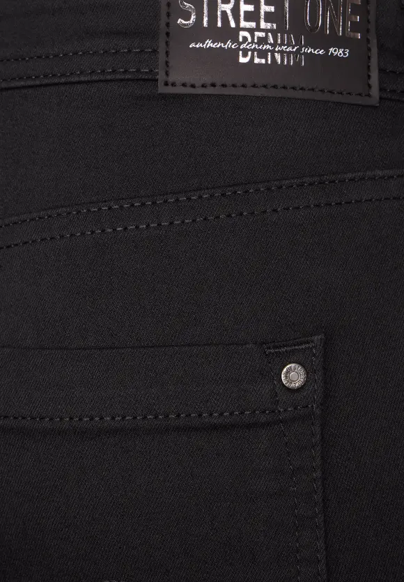 Slim Fit Thermo Jeans - clean black thermo