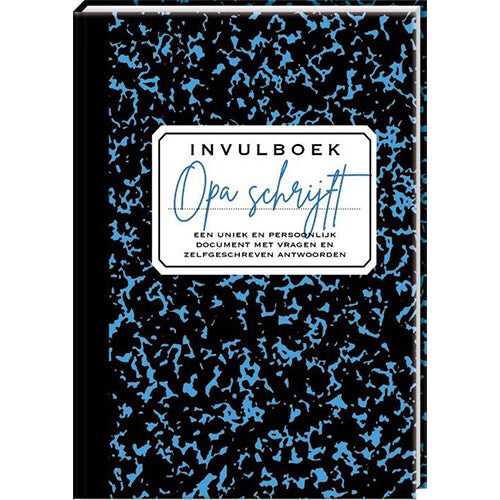 Image books invulboek opa schrijft
