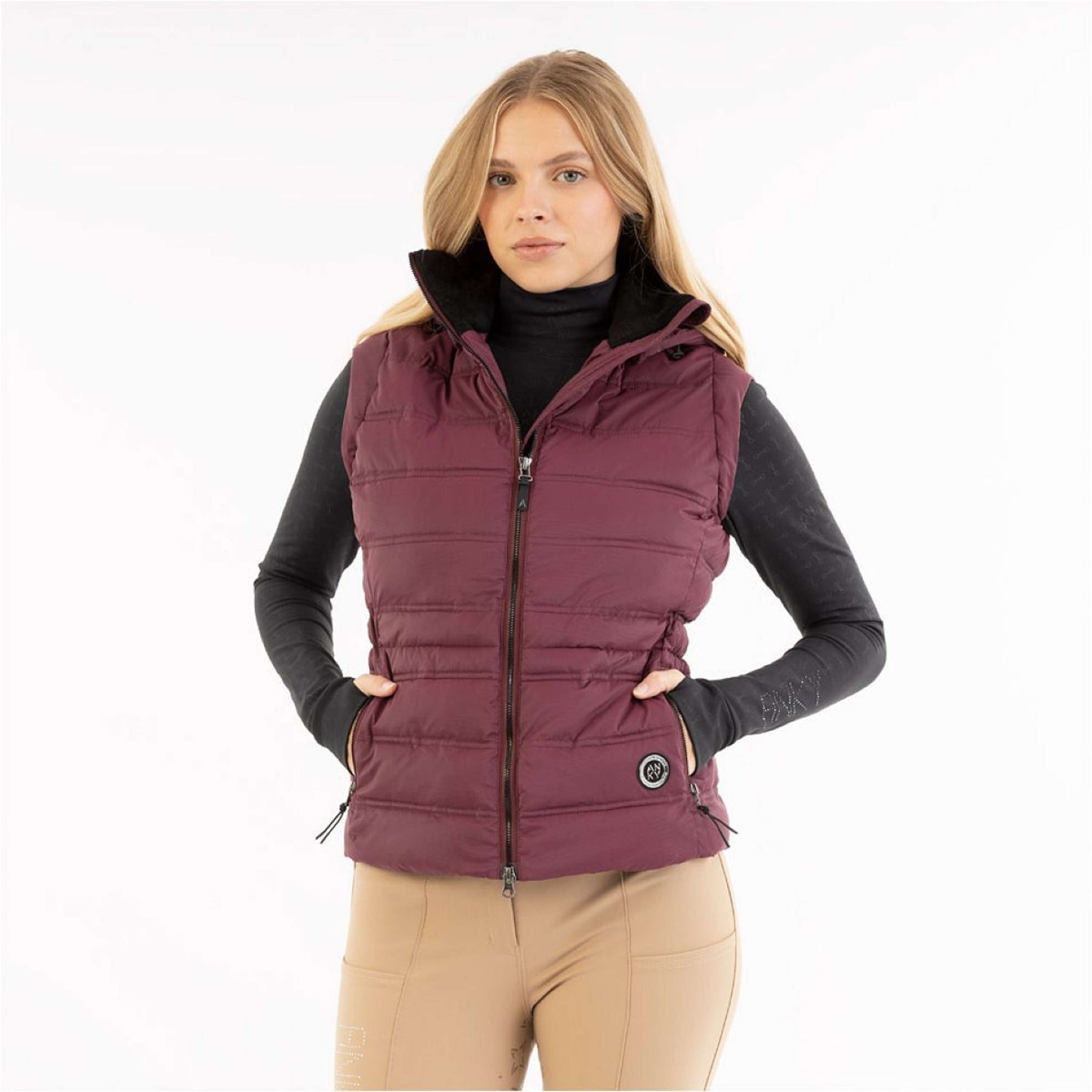 ANKY Bodywarmer AW25 Padded Windsor Wine