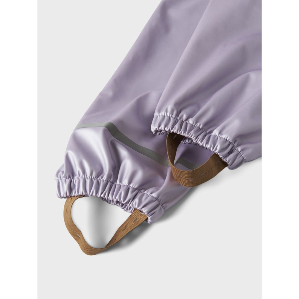 Køb Name It Misty Lilac Nmfdry10 Regnsæt Metallic Fo