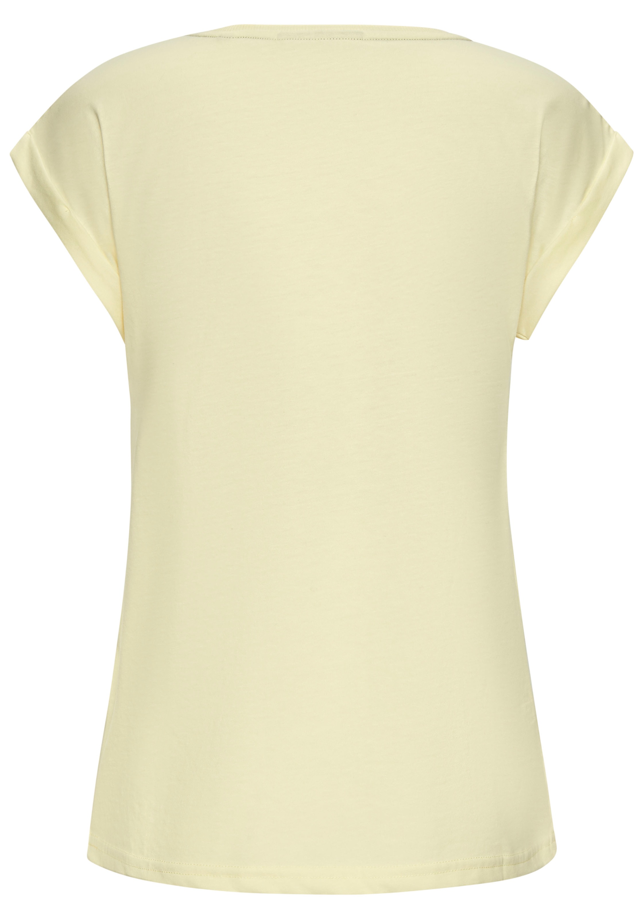 Elbsand T-Shirt »Eldis« mit Logodruck, Kurzarmshirt aus Baumwoll-Mix, sportlich-casual