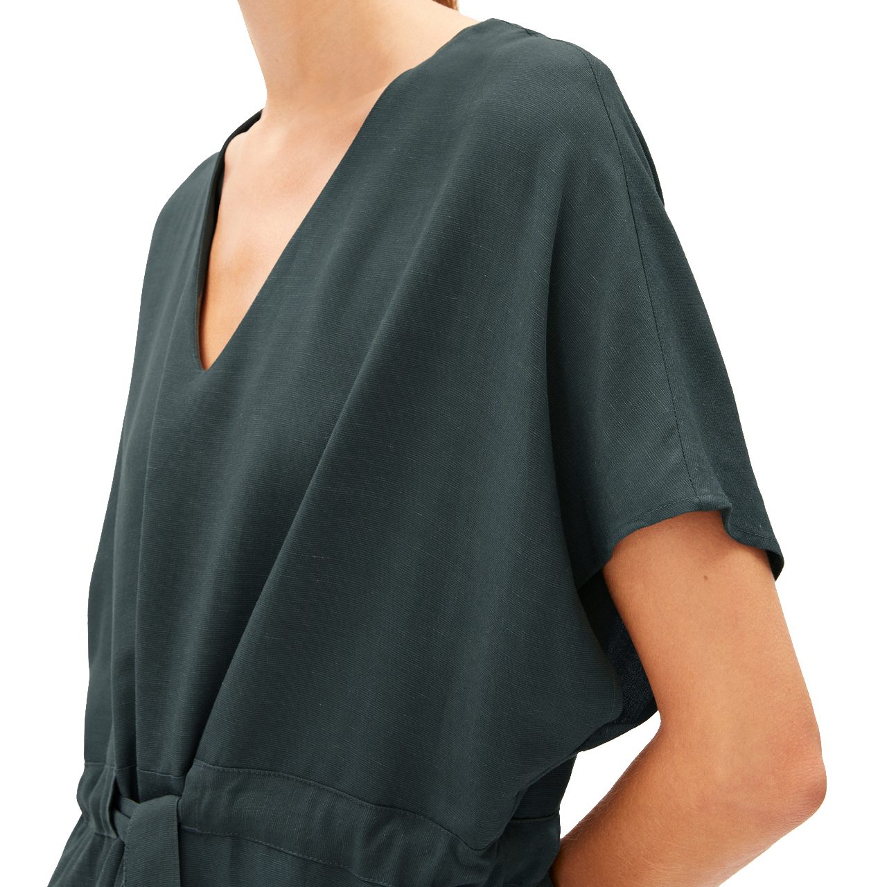 Armedangels Maahaliana Lino Kleid Damen space steel