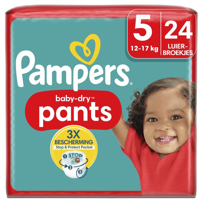 Pampers Baby Dry Pants Luierbroekjes Maat 5 12-17 KG 24 stuks