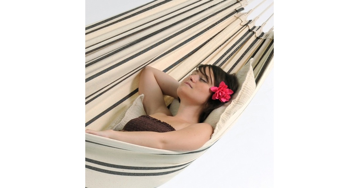AmazonasBarbados Cappuccino hangmat  (Wit)