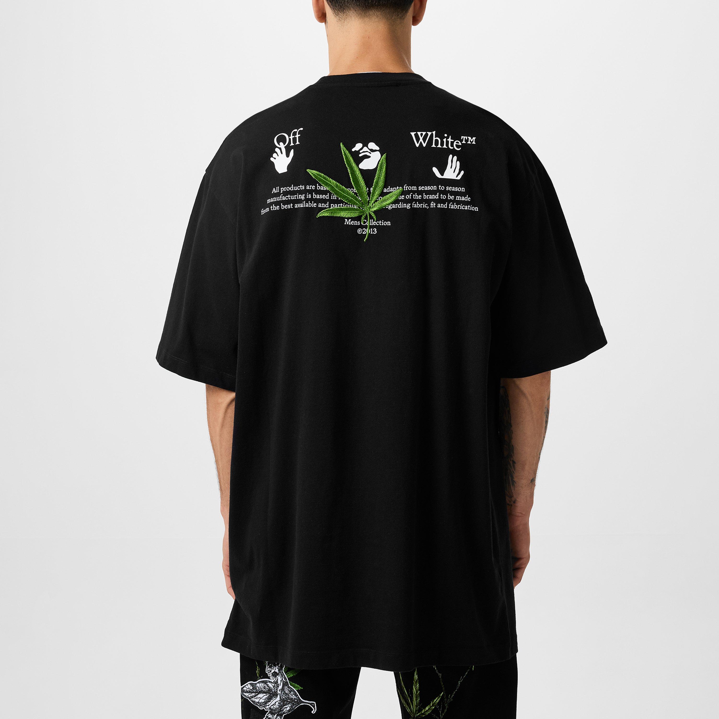 Off White Short Sleeve Longline T-Shirt