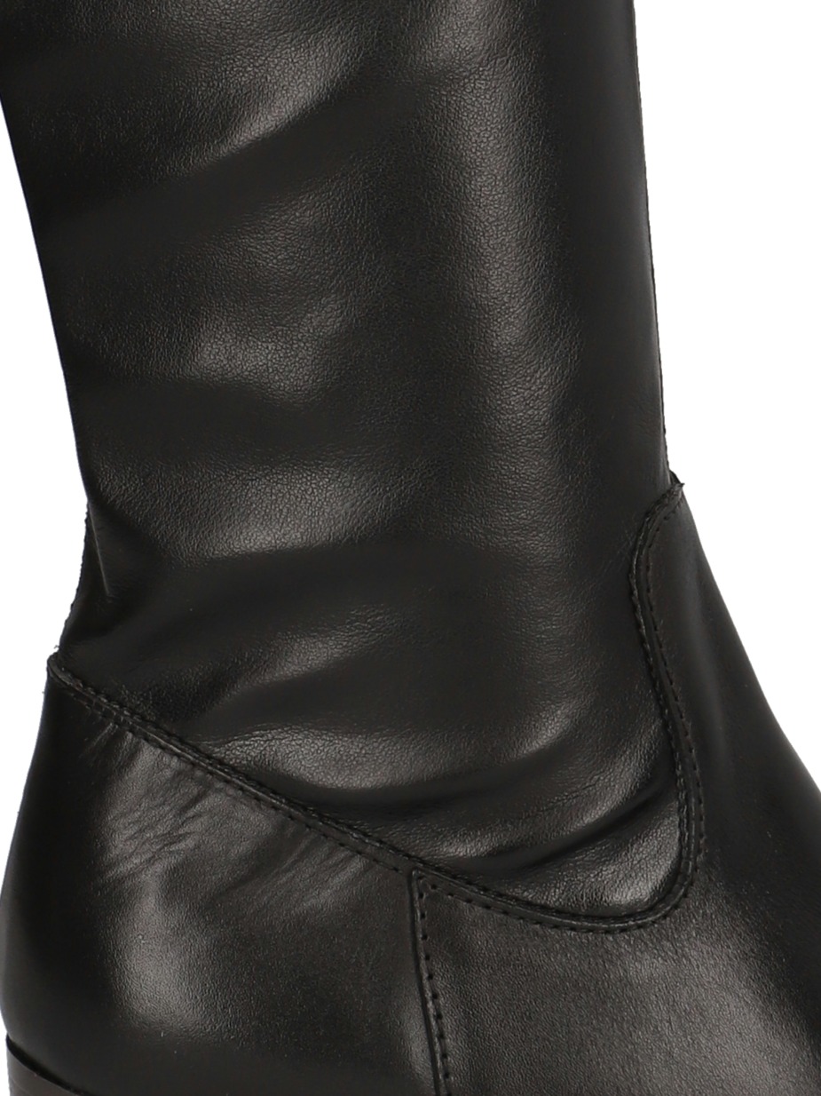 Lederkombination Stiefel