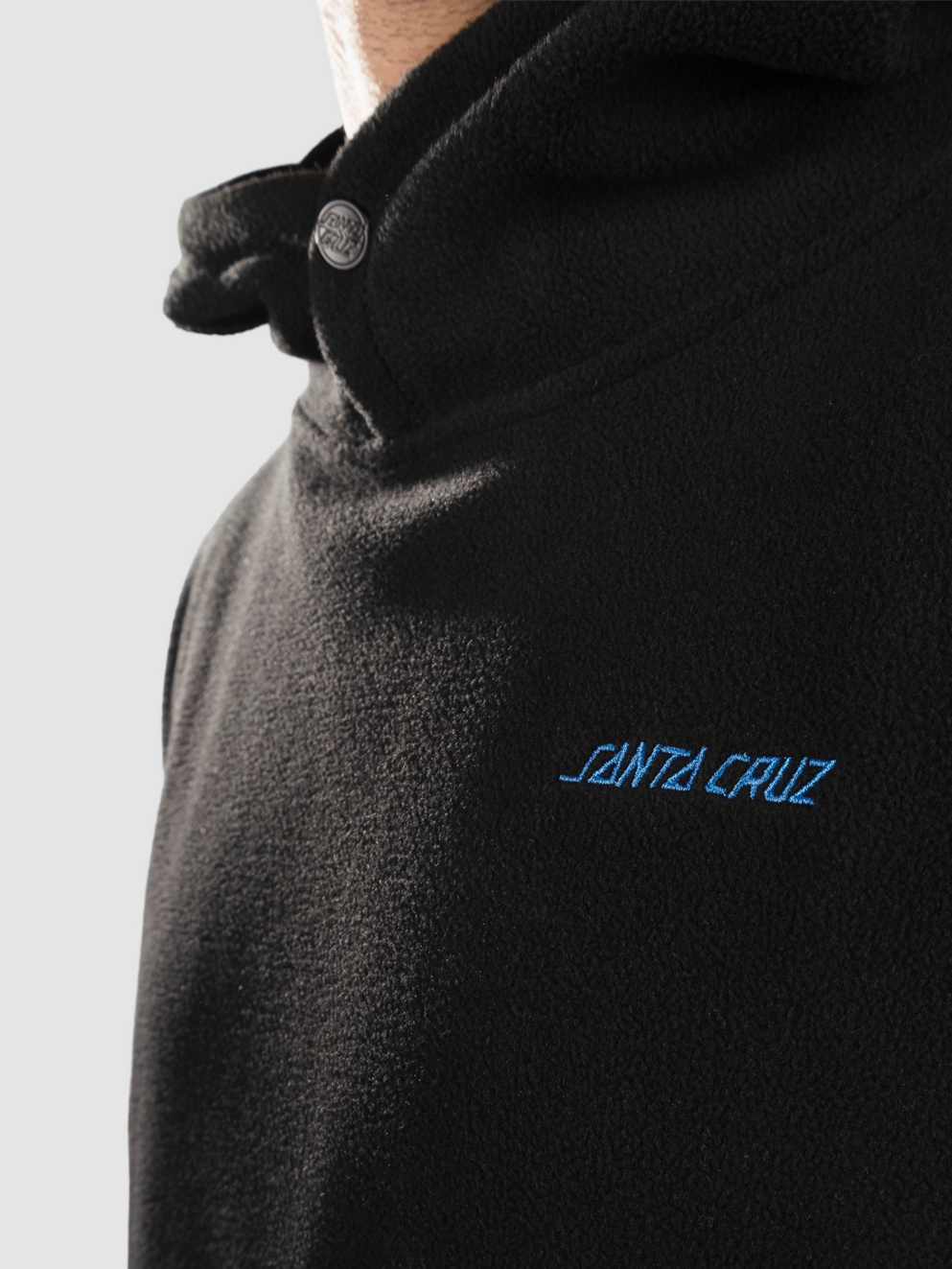 Santa Cruz Strip Polar Hoodie black