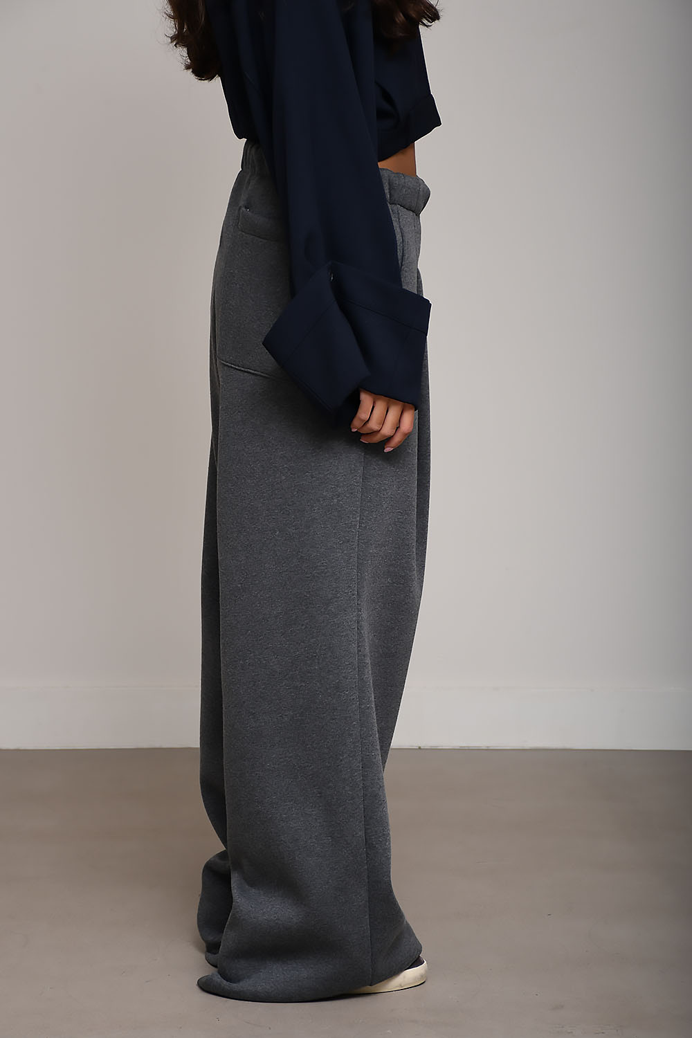 X heavy sweat loose pants