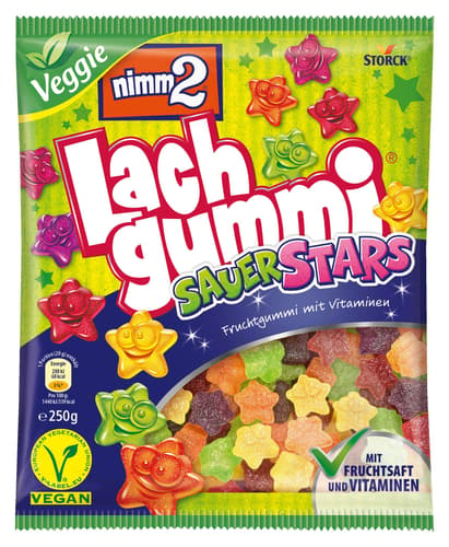 nimm2 Lachgummi SauerStars