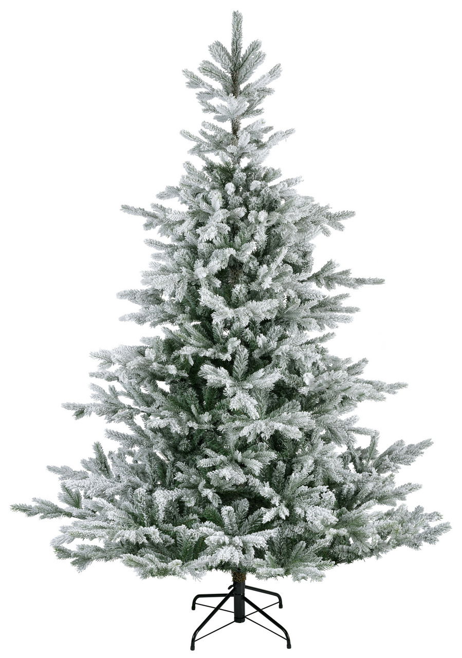 Everlands Künstlicher Weihnachtsbaum Grandis Fir beschneit 210cm