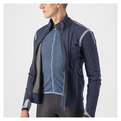 Veste Manches Longues Castelli Alpha Ultimate Bleu/Gris