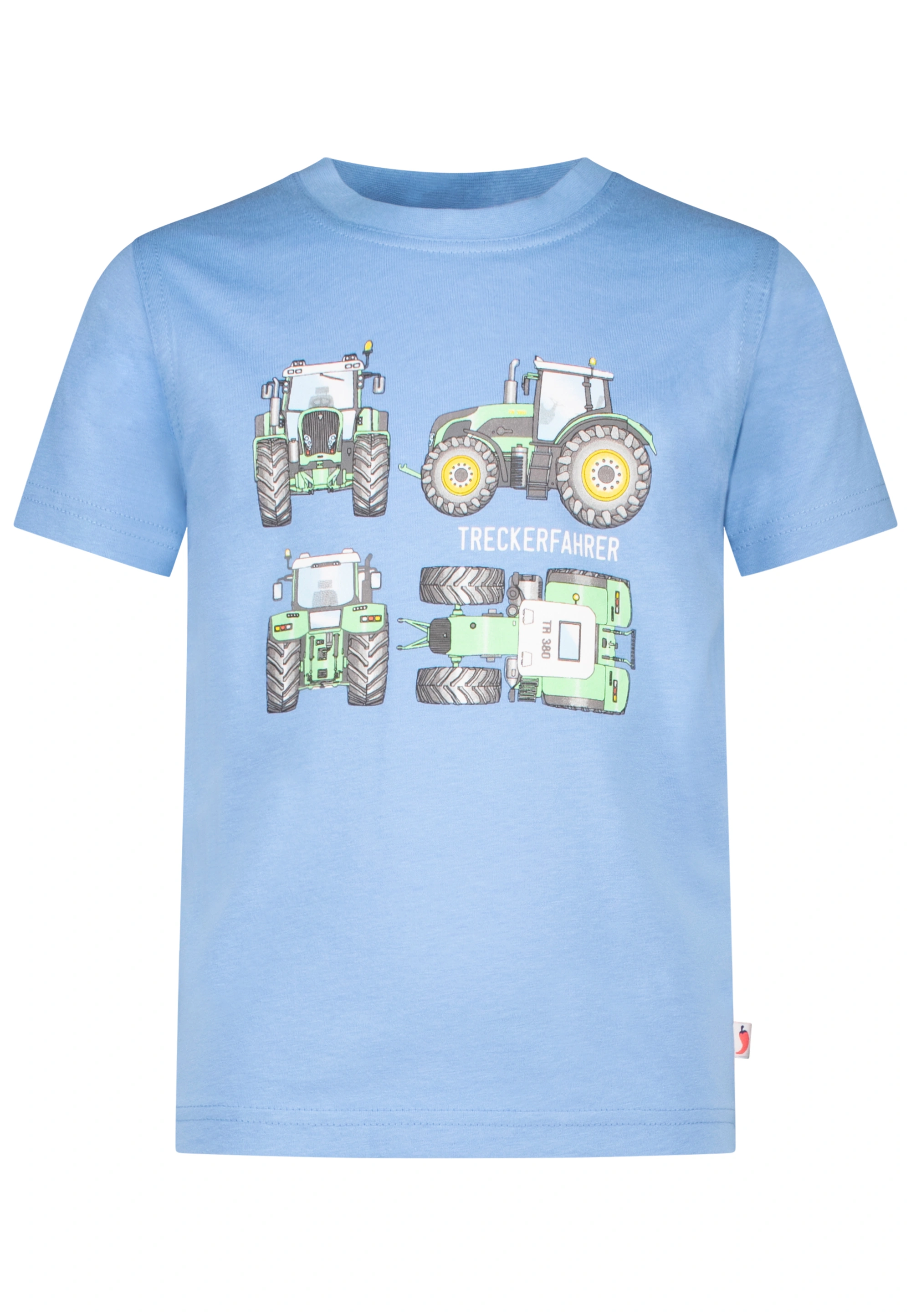 T-Shirt TRECKERFAHRER in clear blue