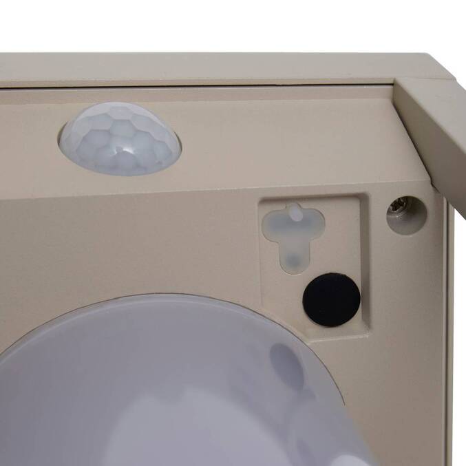 Lanterne solaire à détection de mouvement PIKY Argile