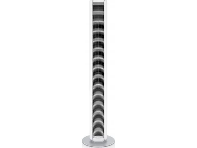Stadler Form PETER, Husholdning tårnventilator, hvid, Rustfrit stål, Gulv, 52 dB, 13,5 cm, Dreje