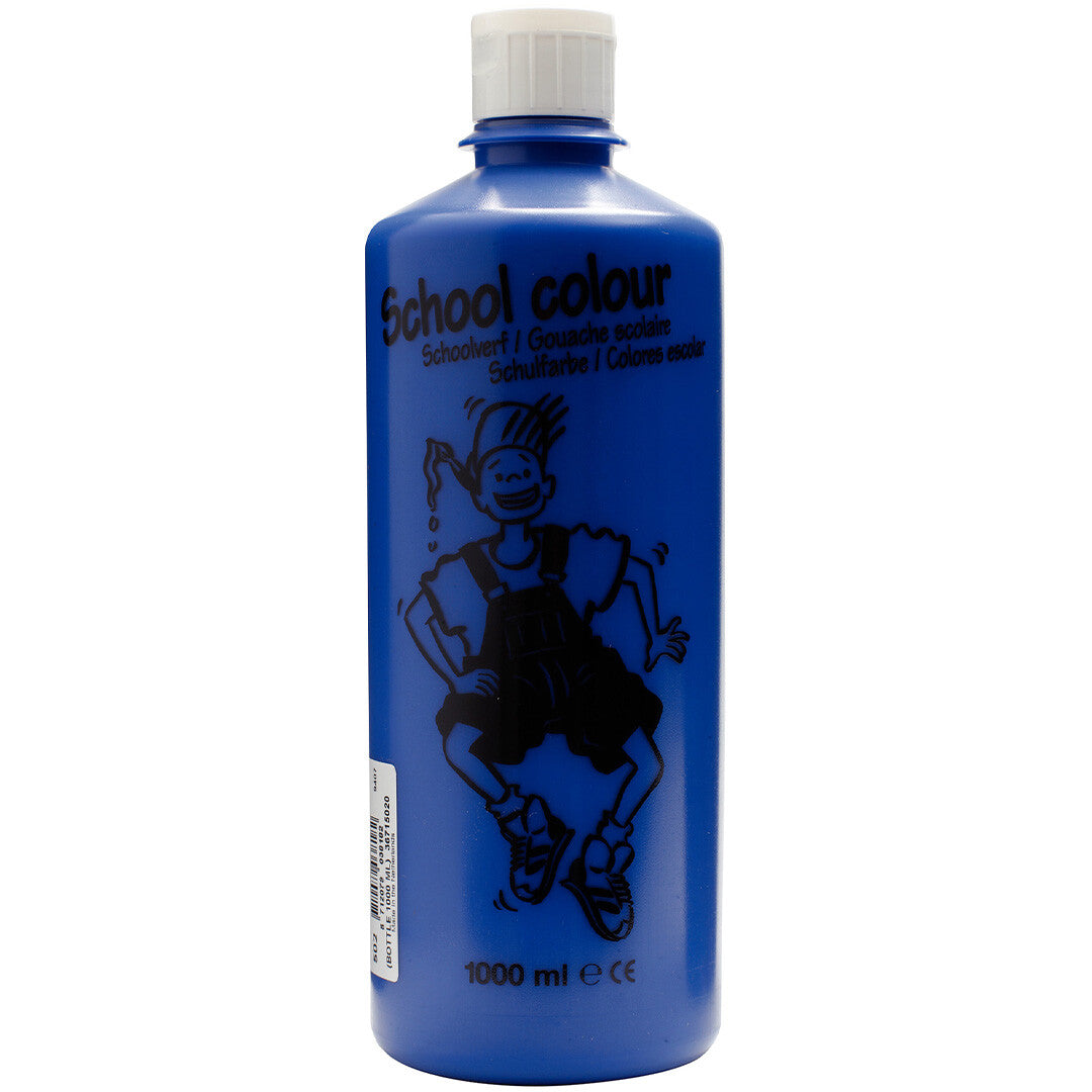 Talens plakkaatverf donkerblauw - 1000 ml