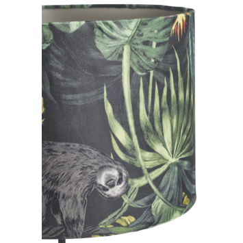Lampenkap velours jungle Ø30x21cm