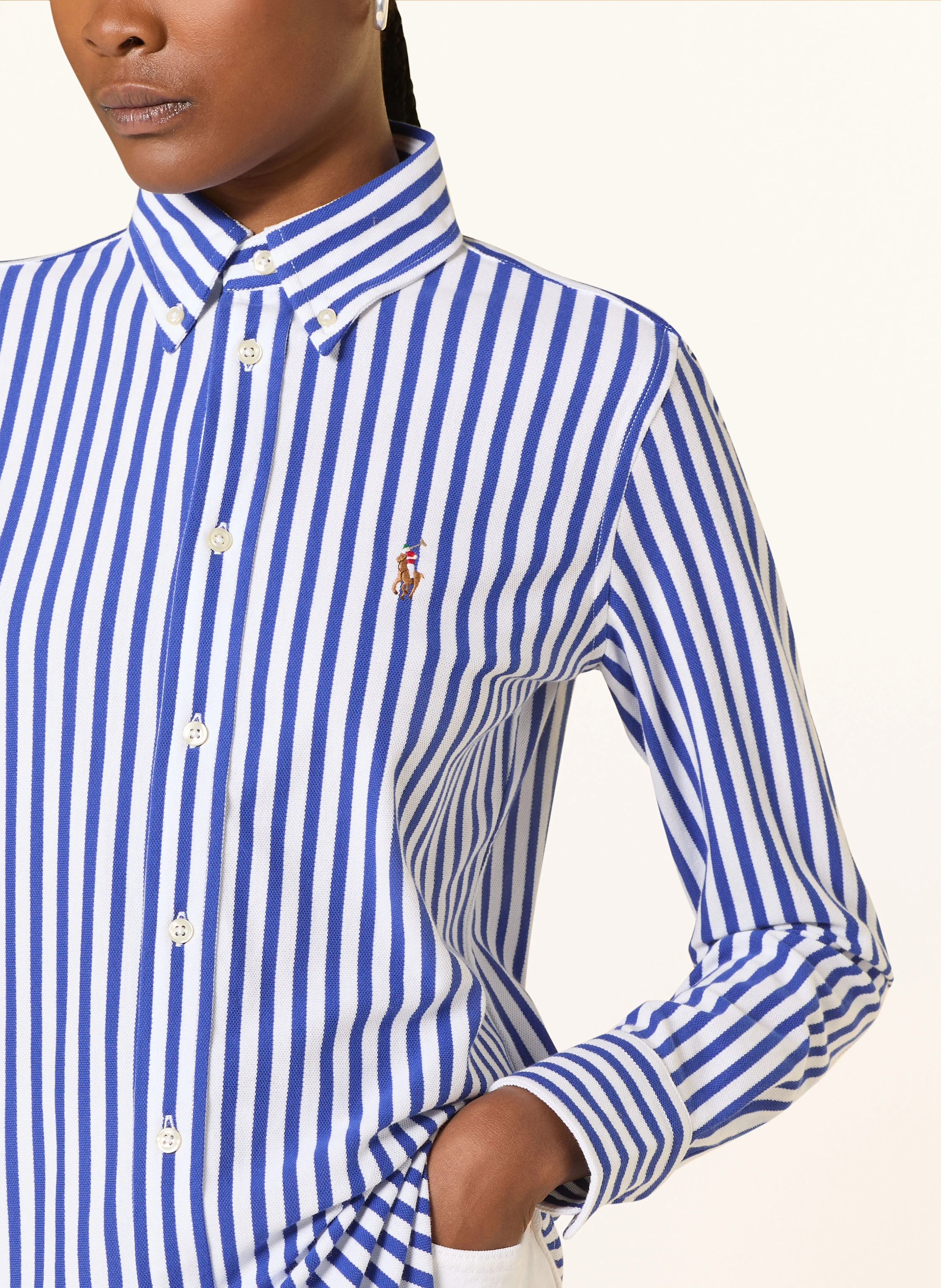 POLO RALPH LAUREN Hemdbluse aus Piqué