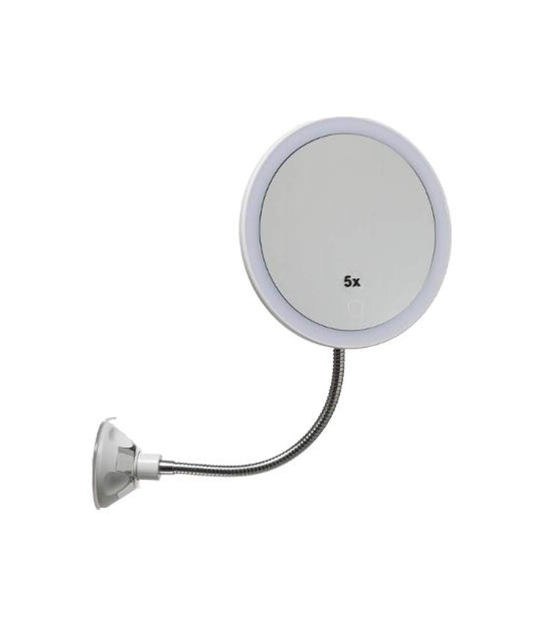 Miroir à Led Flexible Ventouse 43cm Blanc