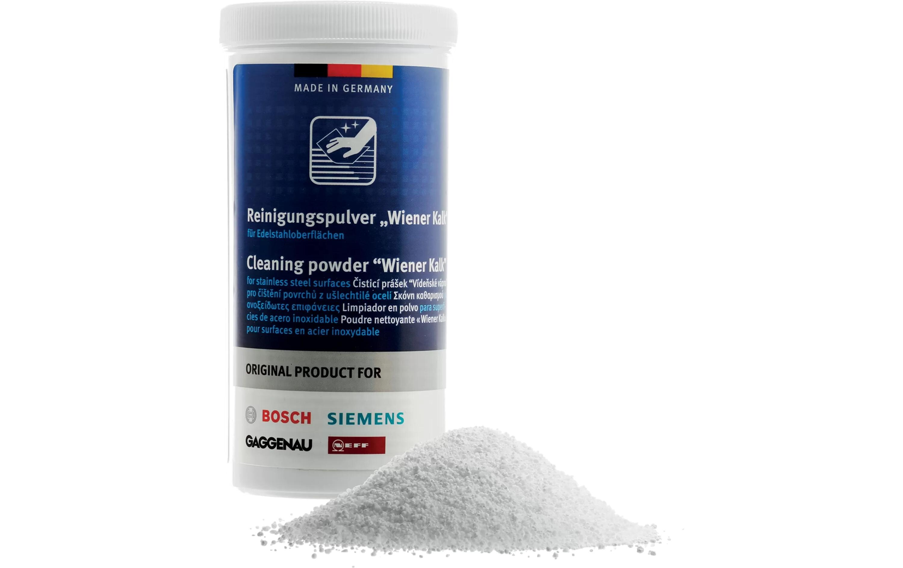 Edelstahlreiniger Pulver Wiener KalkReinigungsmittel für Edelstahloberflächen
