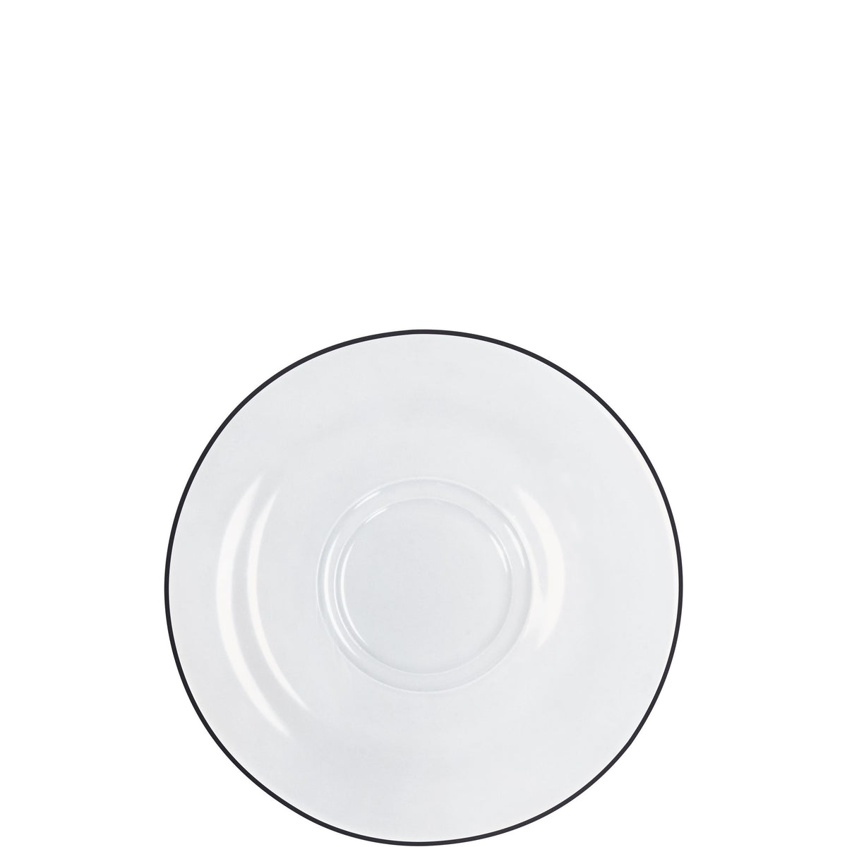 KAHLA Pronto Line Untertasse 16 cm Line pure black