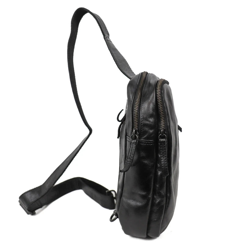 Bear Design Crossbody Tas Stefan Black