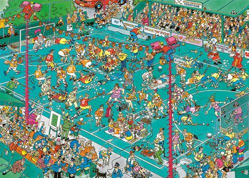 Puzzel Jan van Haasteren Hockey Kampioenschappen (1000 stukjes)